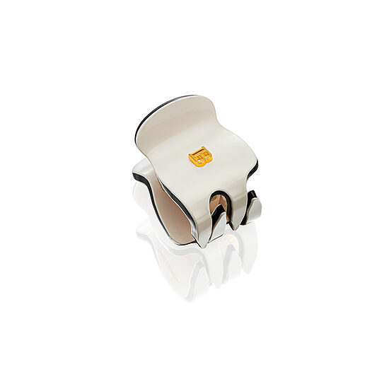BALMAIN Pince à Cheveux XS White/Black - заколка-краб