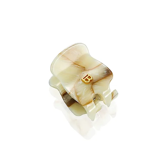 BALMAIN Locks of Gold Pince à Cheveux Extra Small Marble Hair Clip