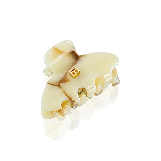 BALMAIN Locks of Gold Pince à Cheveux Small Marble Hair Clip