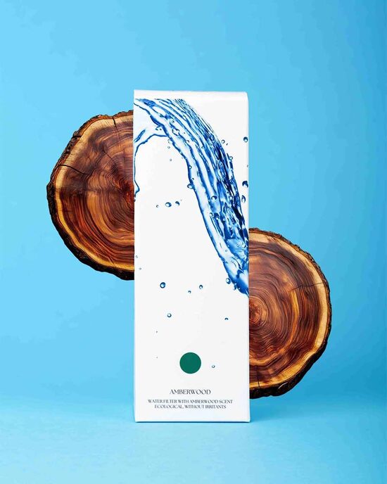 Shower water filter "Amberwood"