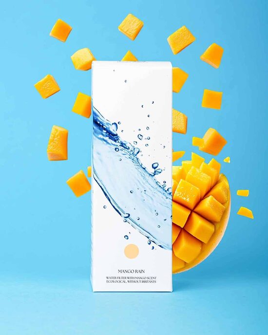 Shower water filter "Mango Rain"